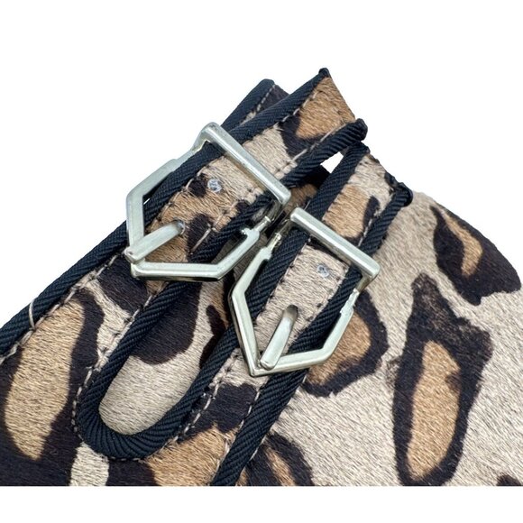 Sam Edelman Calf Hair Leather Leopard Print Kit Ankle Booties-Size 4 M cheetah - Picture 14 of 15